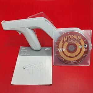 Link's Crossbow Training Nintendo Wii Game Complete With Wii Zapper Gun